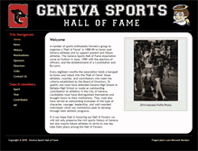 Tablet Screenshot of genevasportshof.org